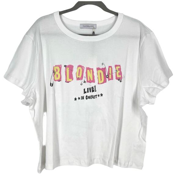Daydreamer Blondie Live In Concert Shrunken Tee White Size 2X NWT - Picture 6 of 6